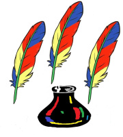 logo-plumes multicolores
